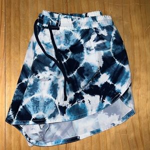 Tie dye shorts